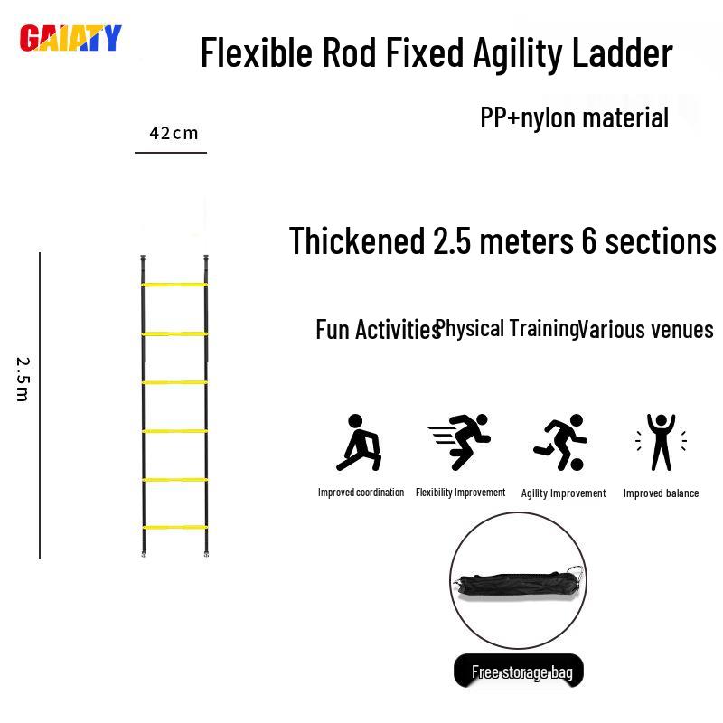 Children s Soft Rod Agility Ladder for Training: Football, Basketball, Hurdles, Coordination, Auxiliary Equipment.