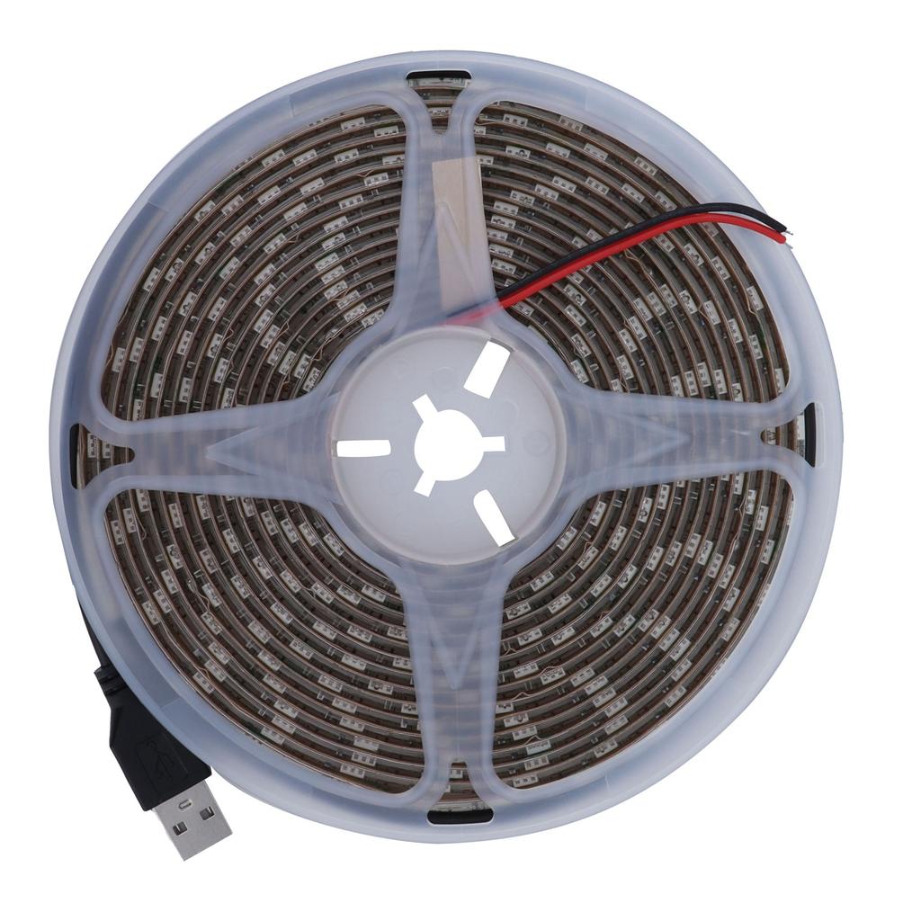 5M LED Strip Light Waterproof 15W Flexible USB Light Strip for Shopping Mall Computer Case Decor