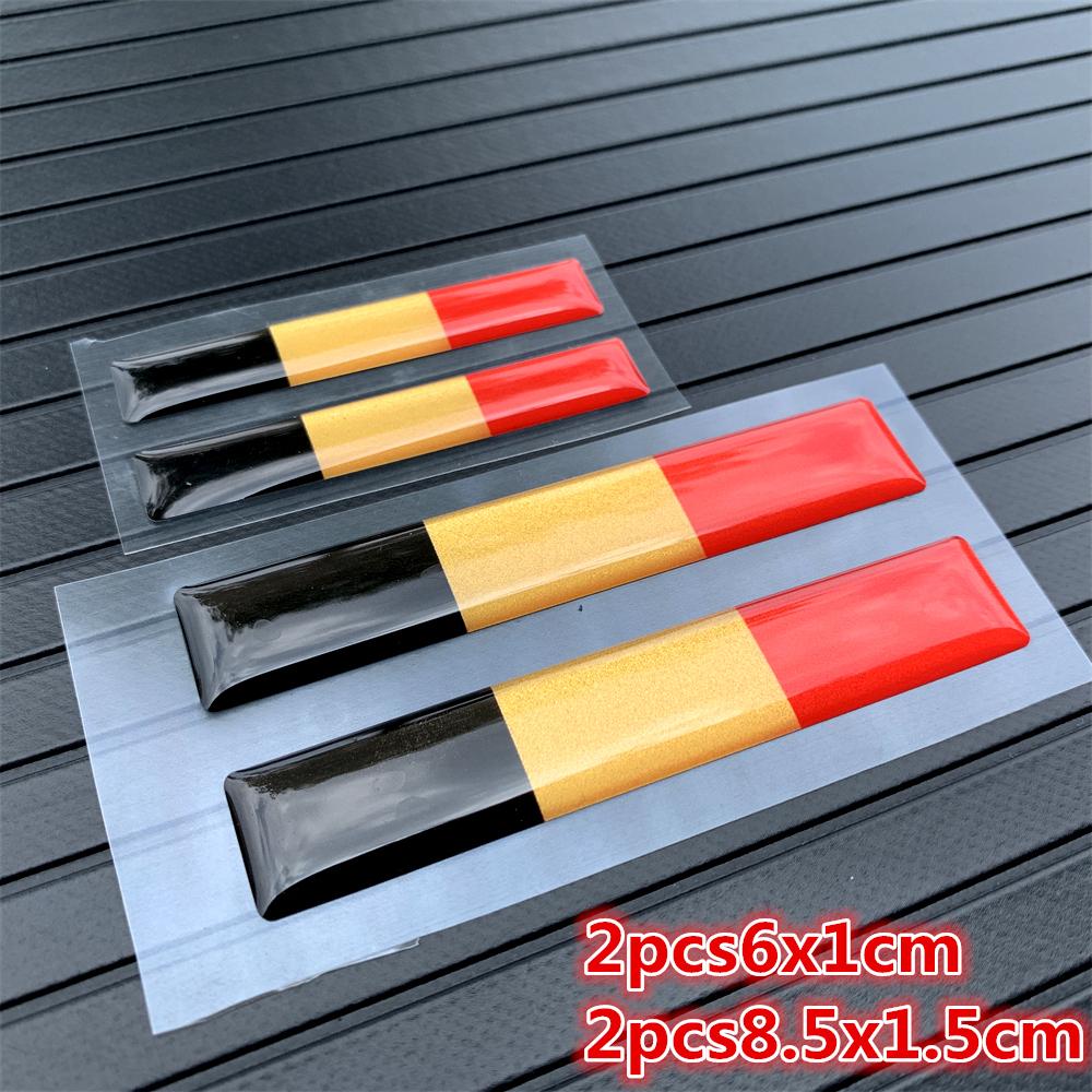 3D Brazil Korea UK ITALY FRANCE GERMAN Russia Spain National Flags Car Stickers Automobiles Motorcycles Decorating Accessories