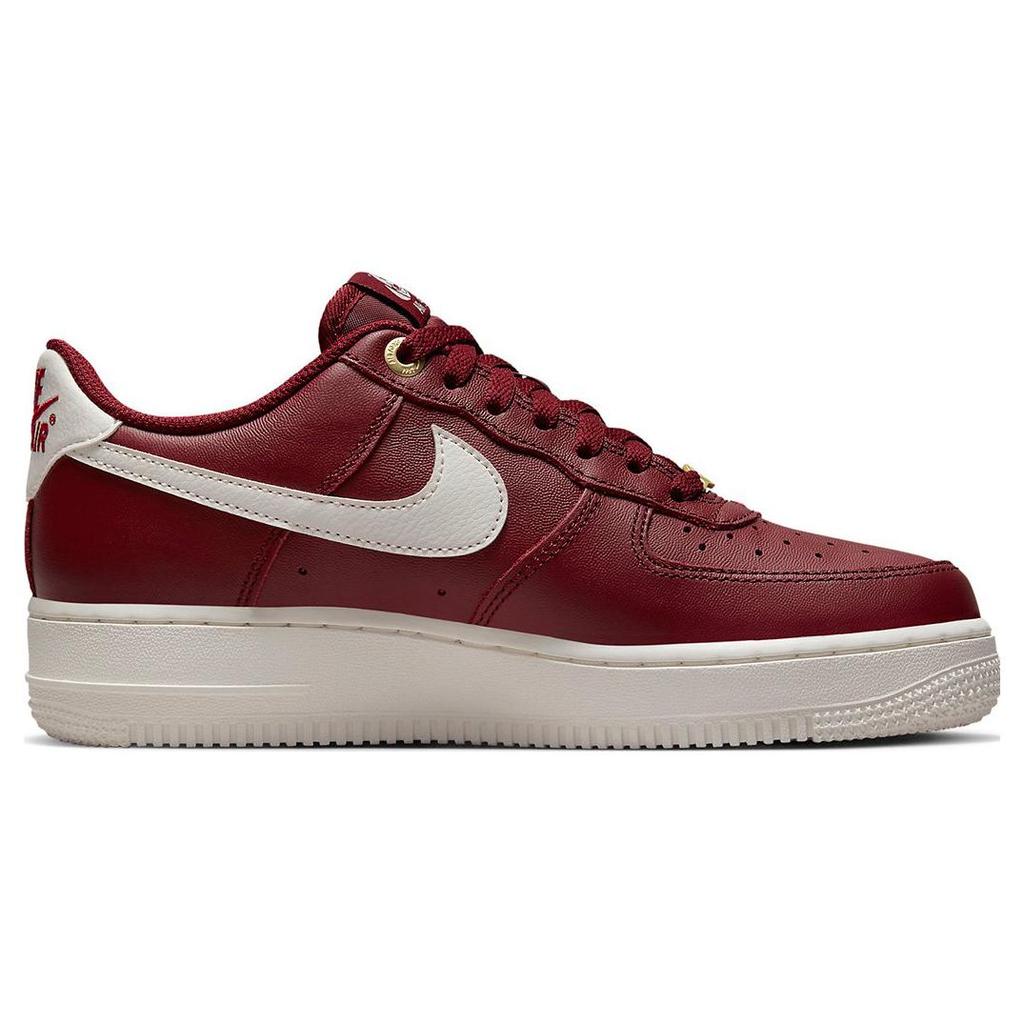 New Nike Air Force 1 Low '07 Premium History Of Logos Team Red Women's DZ5616-600