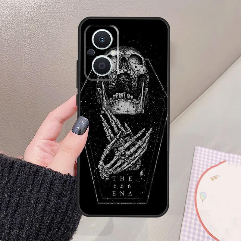 Funny Skull Funda For OPPO Reno 12 14 13 11 10 Pro 11F 12F 13F 14F 7 8 Lite OPPO Find X6 X5 X8 X9 Pro Case