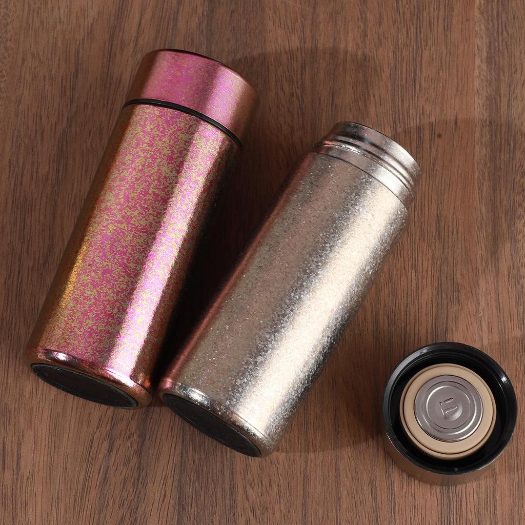 Compact Titanium Insulated Cup - Portable Mini Student Gift with Engraving