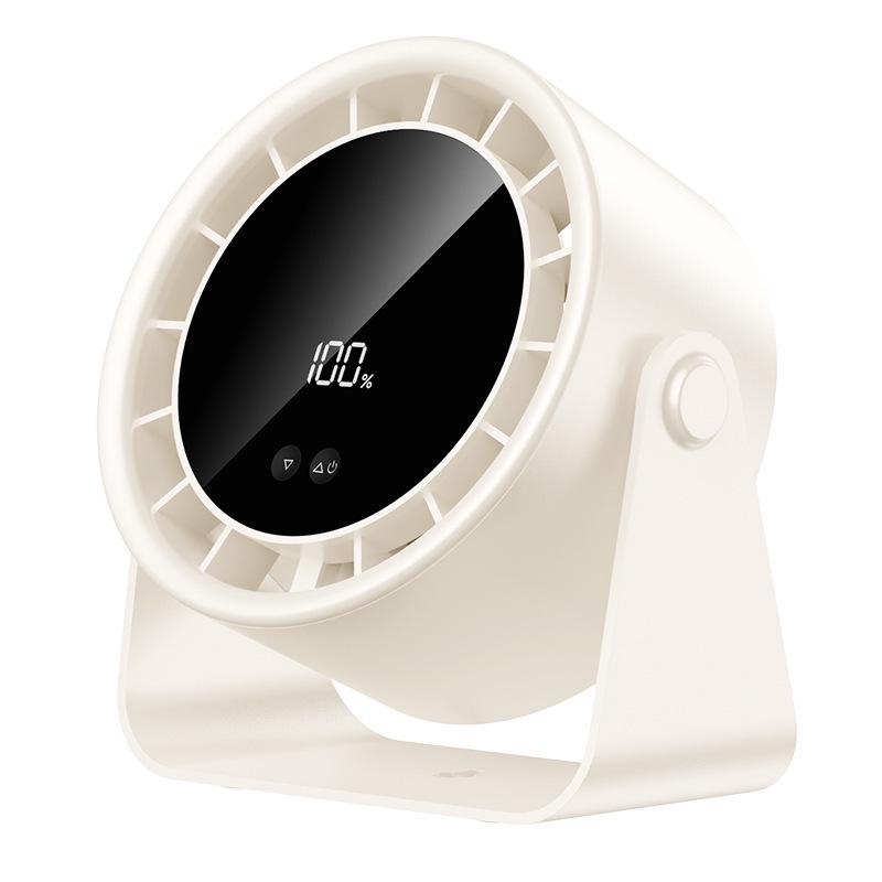 

New High-Speed Clip-On Fan: 100 Gears, Digital Display, Wall-Mountable, Rechargeable for Home or Office Use 6-inch Large Size [360° Vertical Adjustment]