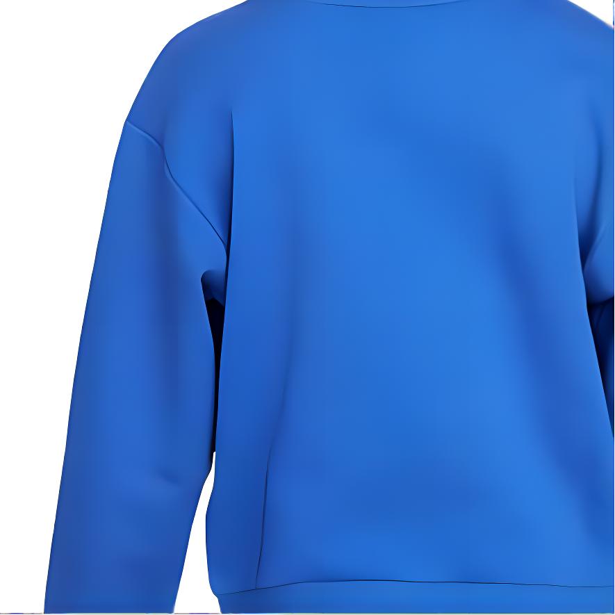Nike Kids Logo Solid Color Round Neck Pullover Sweatshirt Kids sweatshirt Blue FJ6525-480