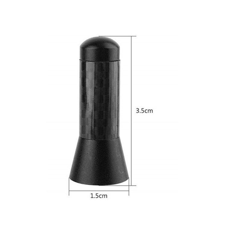 3.5cm Modified Metal and Carbon Fiber Decorative Short Car Antenna