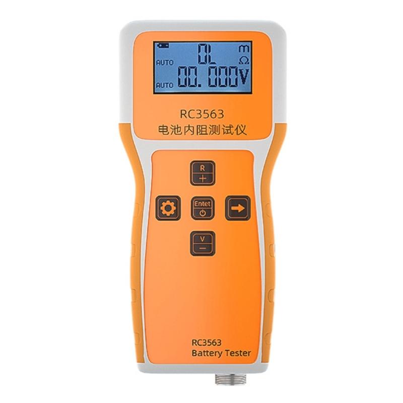 Handheld Battery Tester For Internal Resistance Voltage Measurement With High Precise 3 Digit Display And Portable Design