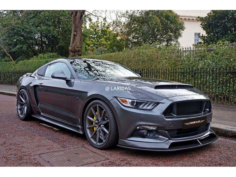 15-17 Ford Mustang Carbon Fiber Front Lip Body Kit