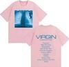 Unisex Women Fashion Classic Tshirt Singer Lorde Merch Virgin 2026 Print Tshirt Short Sleeve Pop Aesthetic Casual Cotton Tshirts