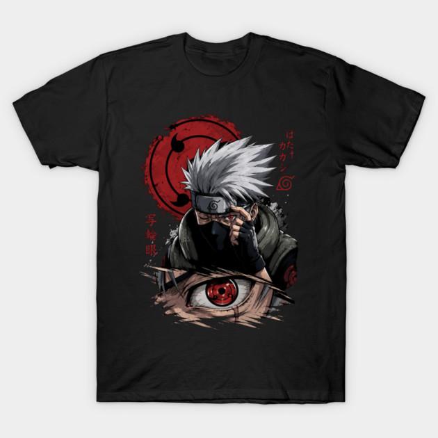 Asian Size Cotton Unisex Tshirt Print T-shirt Kakashi T-shirt No-Cut Print Regular Fit