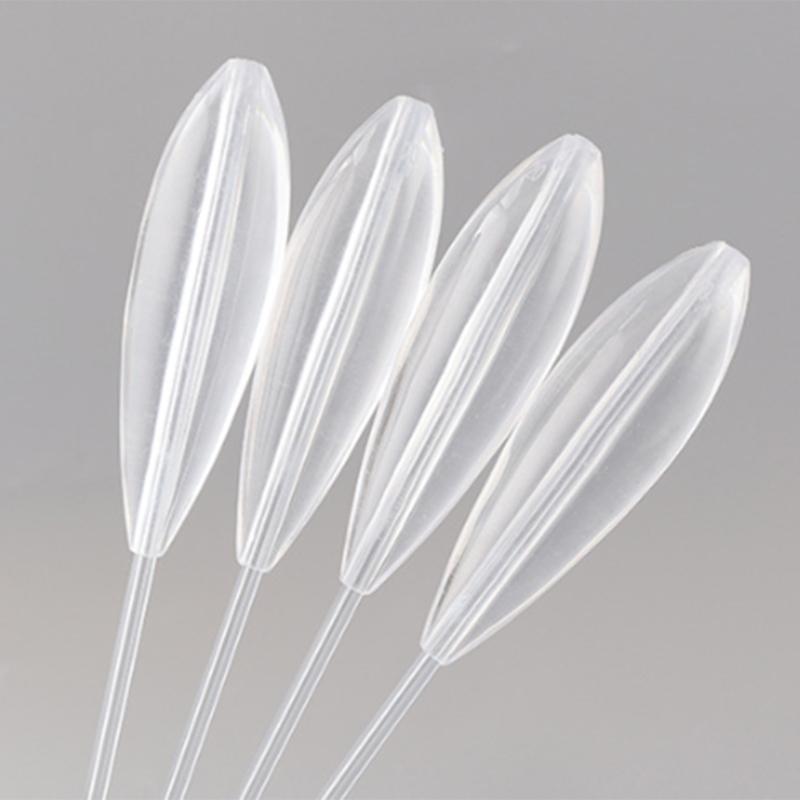 5Pcs Acrylic Fishing Float Clear Sinking Casting Bobbers Bombarda Sinking Fishing Spinning Float Fishing Bobbers