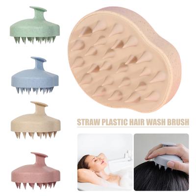 New Head Scalp Massage Comb Hair Washing Silicone Shampoo Brush Body Massager Brush Bath Shower Brush Salon Hairdressing Tool
