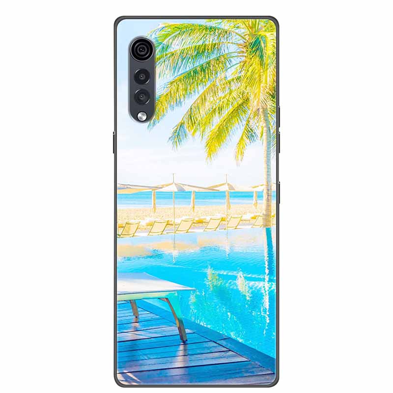 Pour Étui LG Velvet Silicone Noir TPU Souple Coque Arrière Pour LG Velvet2 Pro Funda Pour LG Velvet 5G LM-G900EM Pare-chocs Coque Capa