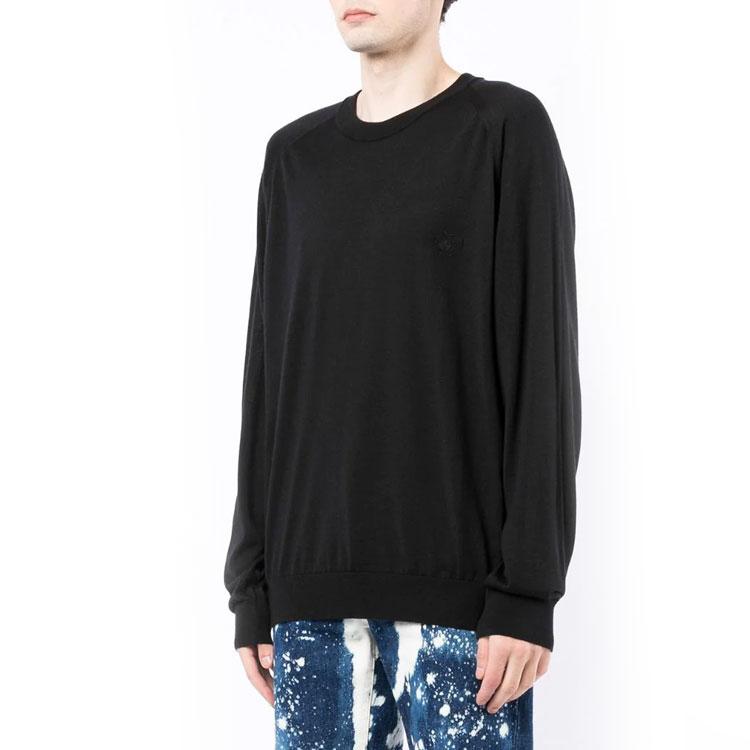 VERSACE Long Sleeved Crewneck Sweater 1001174-1A00796-2B200