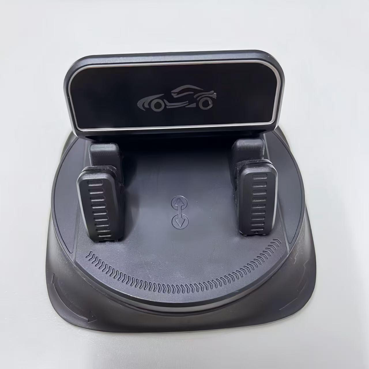 Car dashboard anti slip mobile phone holder 360 ° rotating navigation fixed bracket universal car phone holder чёрный