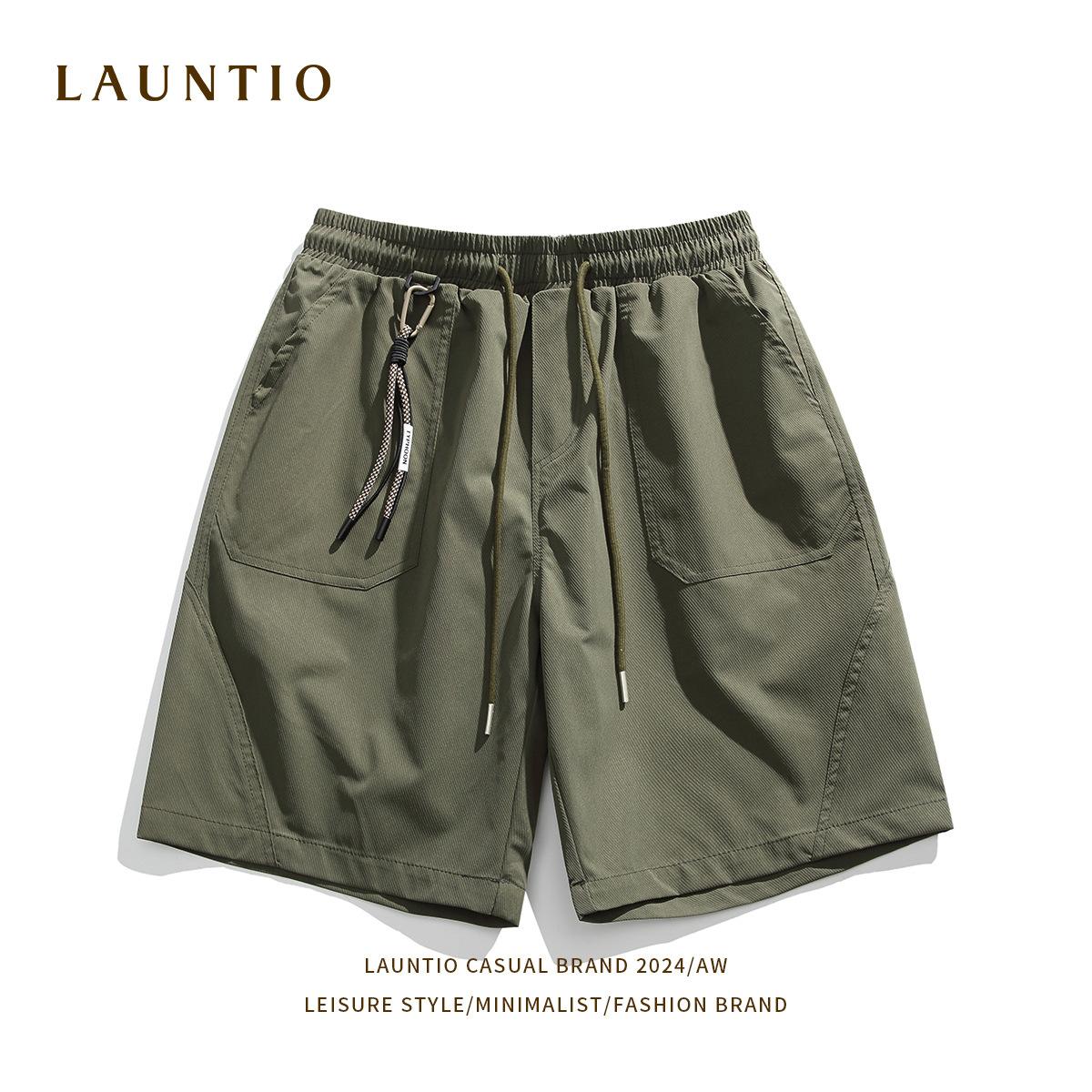 

Прямые капри мужские летние спортивные свободные повседневные шорты с эластичной резинкой на талии XXL армия зеленый