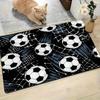 Soccer-Themed Area Mat - Non-Slip, Soccer Balls Design, Perfect for Living Room, Kitchen, Porch, and Home Decor, Home Decor Mat