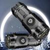 Portable Mini LED Flashlight Powerful 3*Wick Small Pocket Torch Rechargeable Strong Light Lantern Super Bright Cap Clip Lamp