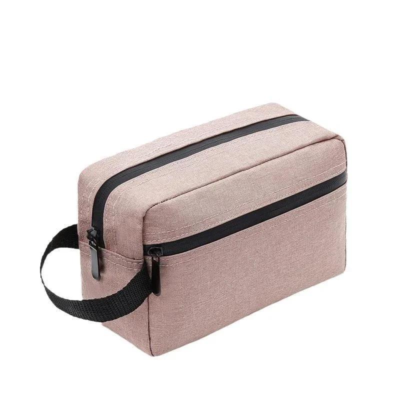 Portable Travel Portable Double-layer Waterproof Wash Bag Makeup Bag Makeup Brush Storage Bag Large Capacity Beauty Storage Bags