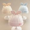 Cotton Newborn Baby Hats Cute Bunny Soft Warm Hat for Boy Girl Babies Simple Solid Beanie Cap Toddler Head Accessories 0-3M