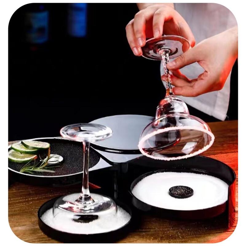 Bordeador de copas de cóctel comercial de 3 capas
