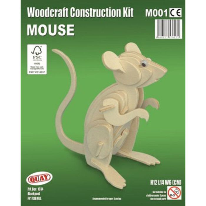 Maquette en bois Souris