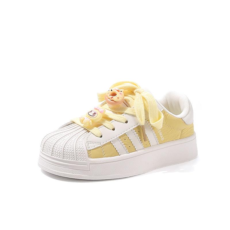 Soft sole fashion cartoon shell head children's sports shoes 2025 summer and autumn new casual boys board shoes girls tide