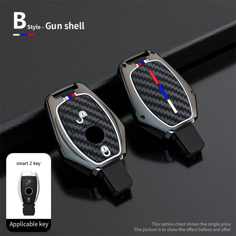 Geanta de acoperire pentru suport pentru chei de masina pentru Mercedes Benz W205 W203 W210 W212 221 C117 W166 ABCESR CLA GLE GLC AMG Accesorii