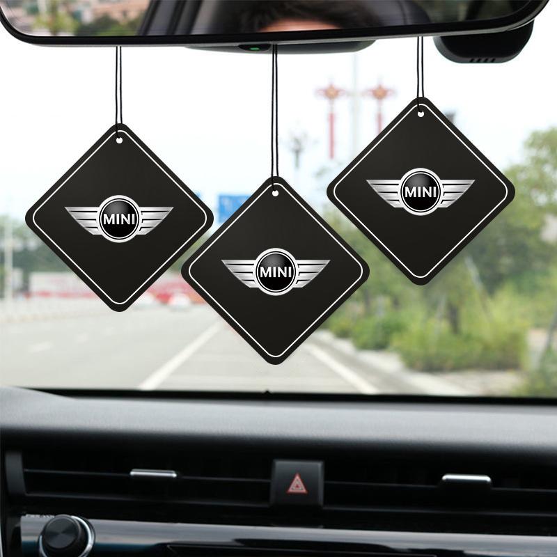 CXVA5 Car Fragrance Tablets Air Freshener Perfume Decoration Pendant For BMW Mini Cooper One JCW WORKS F54 F55 Car Flavoring Keychain