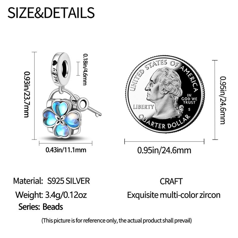 100% Copperdance Of Snowflakes Charms Fit Pan Original Bracelets Winter Love Bead Luminous Pendant Diy Jewelry Making