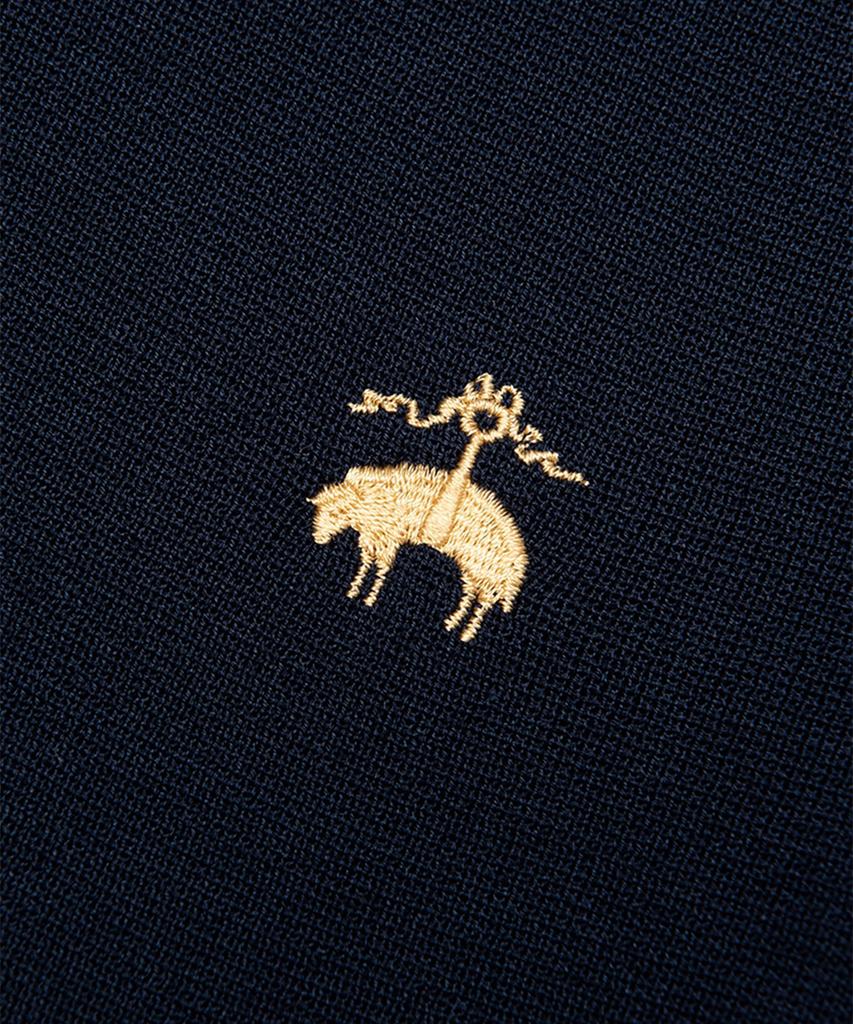 BROOKS BROTHERS 24Ss Mercerized Cotton 100% Polo Sweater (Navy) (Bbwtmb0005Qes)
