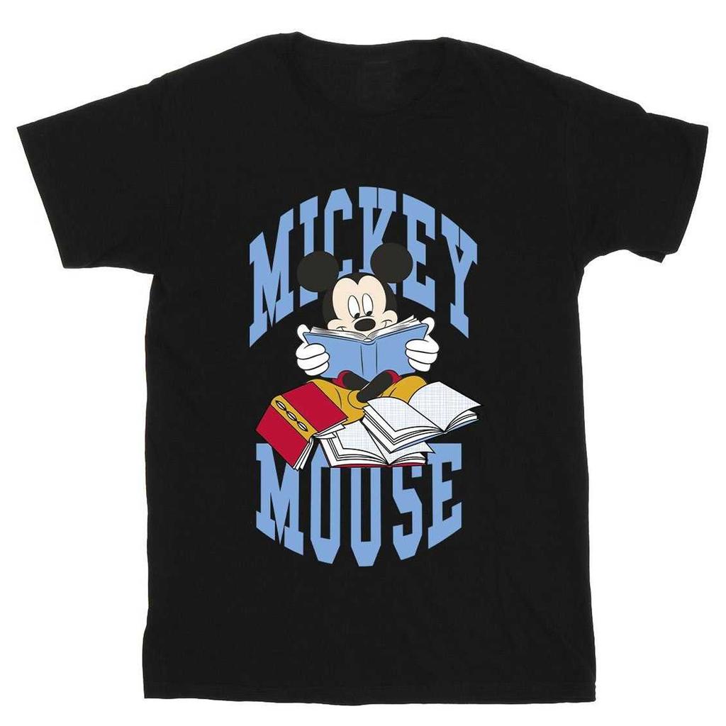 Disney Boys Mickey Mouse Reading Books Cotton T-Shirt