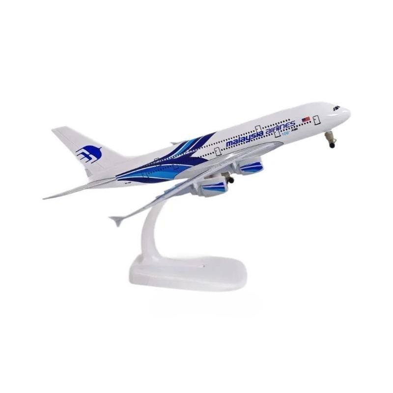 

1/300 A380 Malaysian Airlines 20cm Alloy Model Planes Replica Aviation Diecast Miniature Airplane Aircraft Children Toys Collect