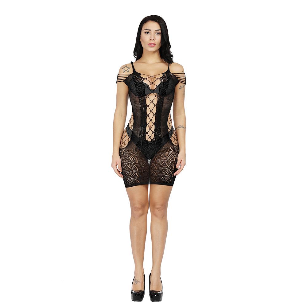 Sexy Lingerie, Stockings, One-piece Mesh