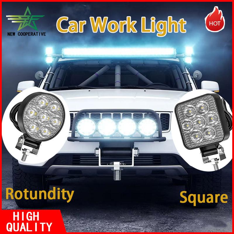 12-24V LED Off Road Work Light, IP65 Waterproof Spot Light for Truck ATV Motorcycle Boat Outdoors Spot Light Car Work Light