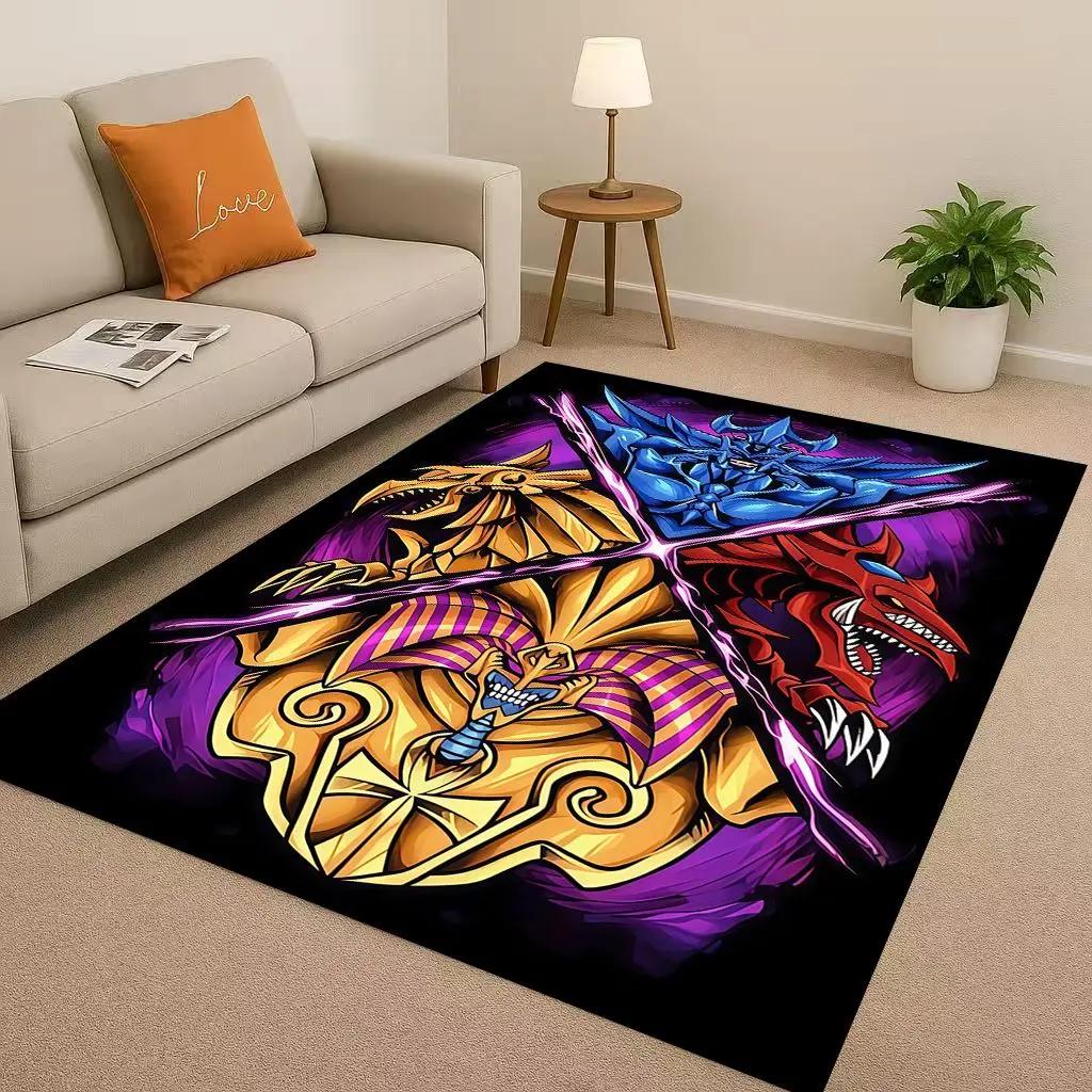 Winged Dragon of Ra Yu-Gi-Oh MONSTER CARD Cartoon Living Room Non-Slip Area Rug Carpet for Bedroom Sofa,Easy Clean Home Doormat