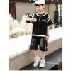 Kinder-T-Shirt und Shorts Set, bequem, hautfreundlich und atmungsaktiv, geeignet für Sport und den täglichen Gebrauch