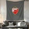 Crvena Zvezda logo Wall Hanging Printed Fabric Blanket Decorative Tapestries for Bedroom Living Room Home Decor