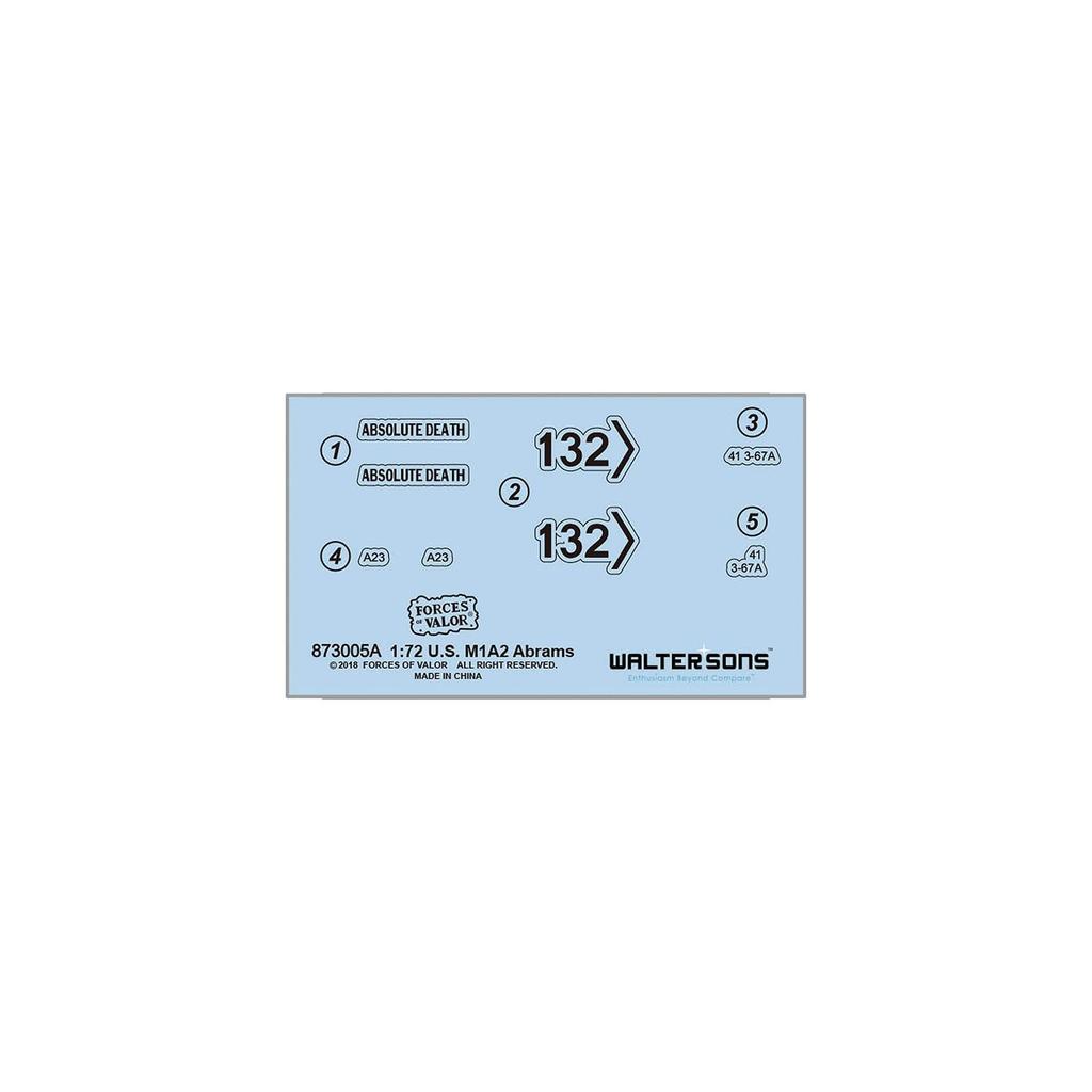 Platz Waltersons US M1A2 Abrams 4th Infantry Division 2003 Samawah Iraq Plastic Model WS55005R 1/72 (Tank)