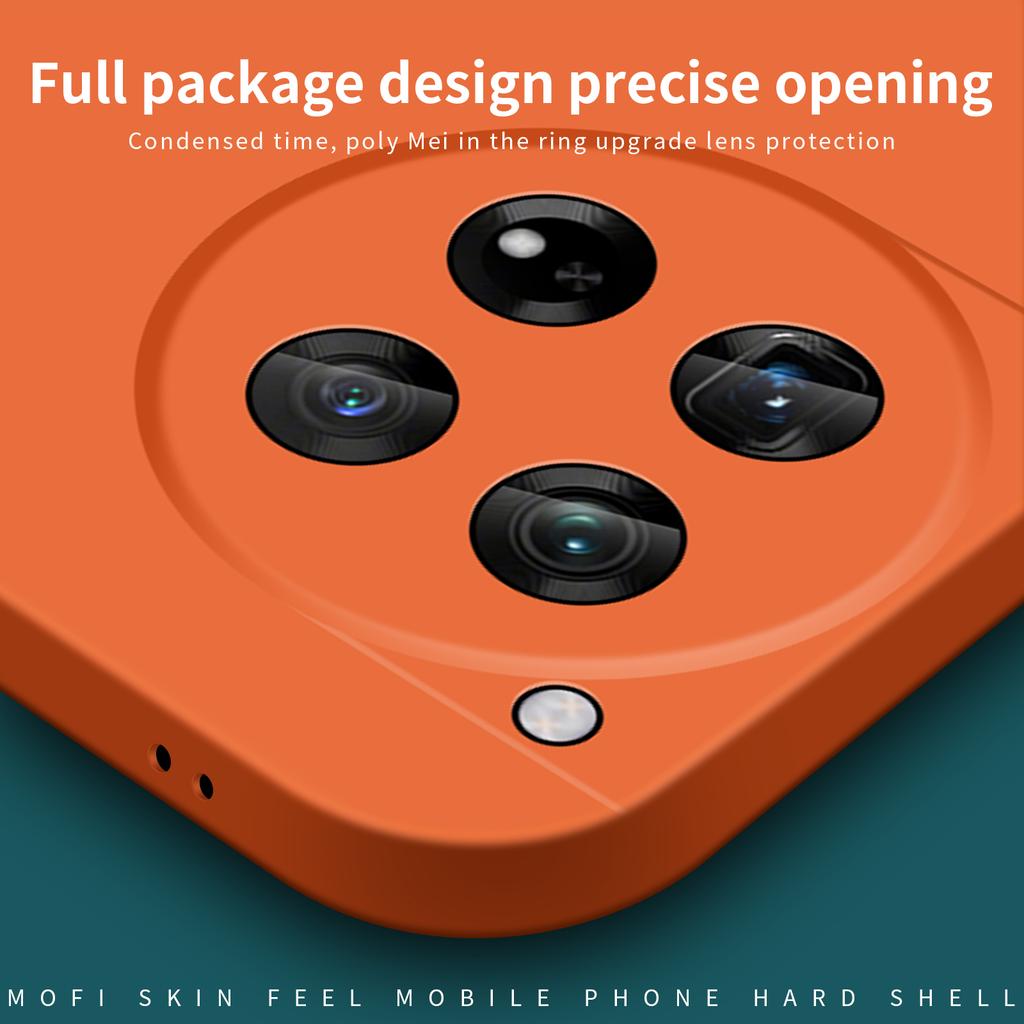 MOFI JK Qin Serie Für OnePlus 12 5G Hülle Matt Kratzfest TPU+Acryl Handy Rückschale