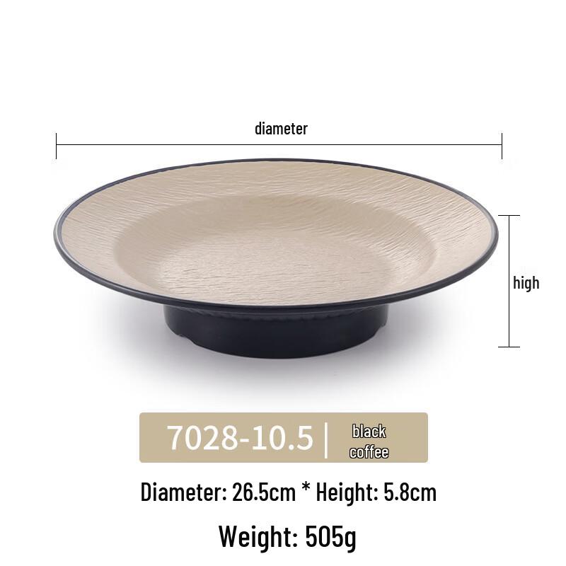 Yicang Creative Japanese Style Melamine High-Foot Plate