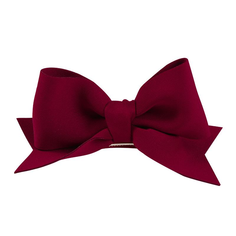 

Милая принцесса, модные заколки для волос с бантом, детские аксессуары для волос для девочек, большая однотонная лента, заколки для волос с бантом, праздничный наряд, головной убор