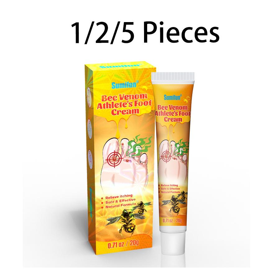Sumifun 20/40/100 ML Foot Odor Care Cream Bee Relieves Redness and Swelling Soothing Itchy Feet Effectively Summer Home Essential