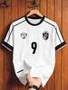 Brazil Football T-Shirt Soccer Jersey Stripe & Retro Print Breathable Quick Dry Training Short Sleeved Tops Tees Chic Clothes
