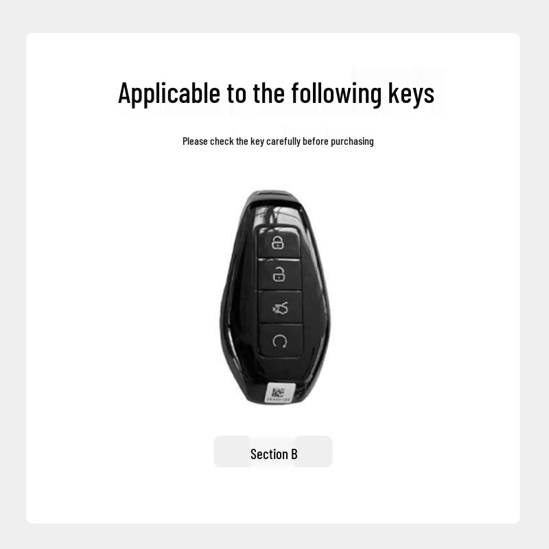 Denza Z9GT 2025 Car Key Case with Metal Buckle