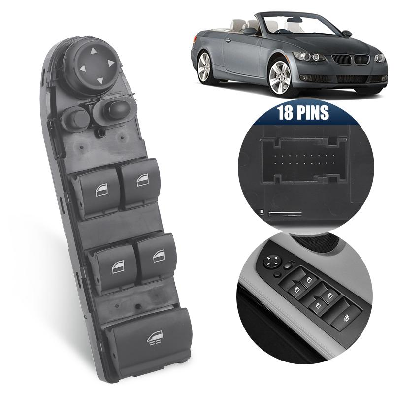 61319217365 Master Window Switch Glass Lifter Regulator for BMW E93 M3 328i 335i 2007 2008 2009 2010 2011 2012 2013 LHD RHD 1pc