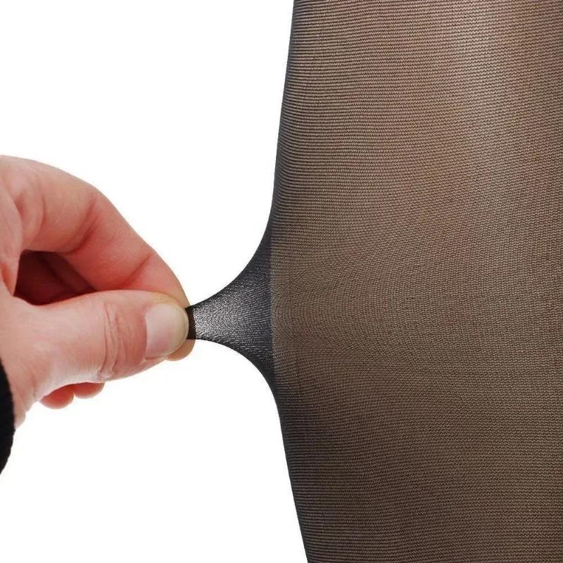 Hosiery Lace Top Stockings Women's Sheer Thigh High Stocks Nylons Classic Black Red White Transparent Silk Stockings