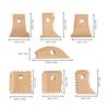 7Pcs Pottery Clay Foot Shaper Beech Wood Trimming Tools Ceramic Supplies For Carving Molding S