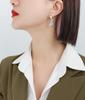 European and American Titanium Steel Non-Fade Cold Style Exaggerated Hoop and Cuff Earrings