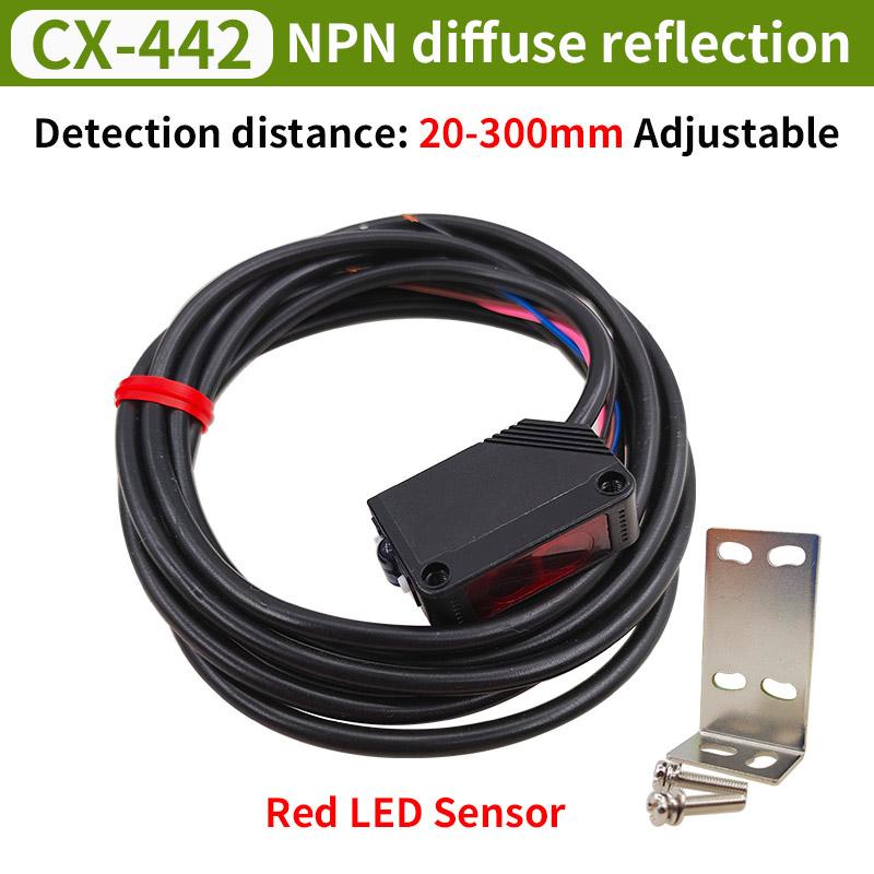 Red LED sensor photoelectric switch CX-441 CX-421 CX-481NPN PNP Diffusion Type Proximity Switch With Reflective Plate