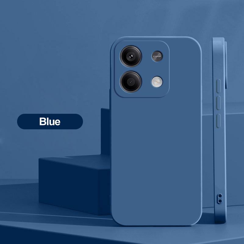 Capas de Telefone Quadradas de Silicone Líquido Para Xiaomi Redmi Note 13 14 Pro 5G Capa Traseira à Prova de Choque